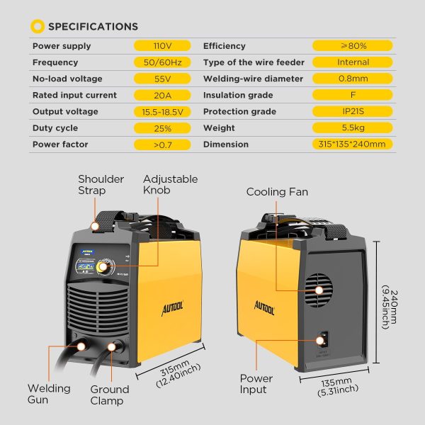 ماكنة لحيم بدون غاز AUTOOL M518 - Image 3